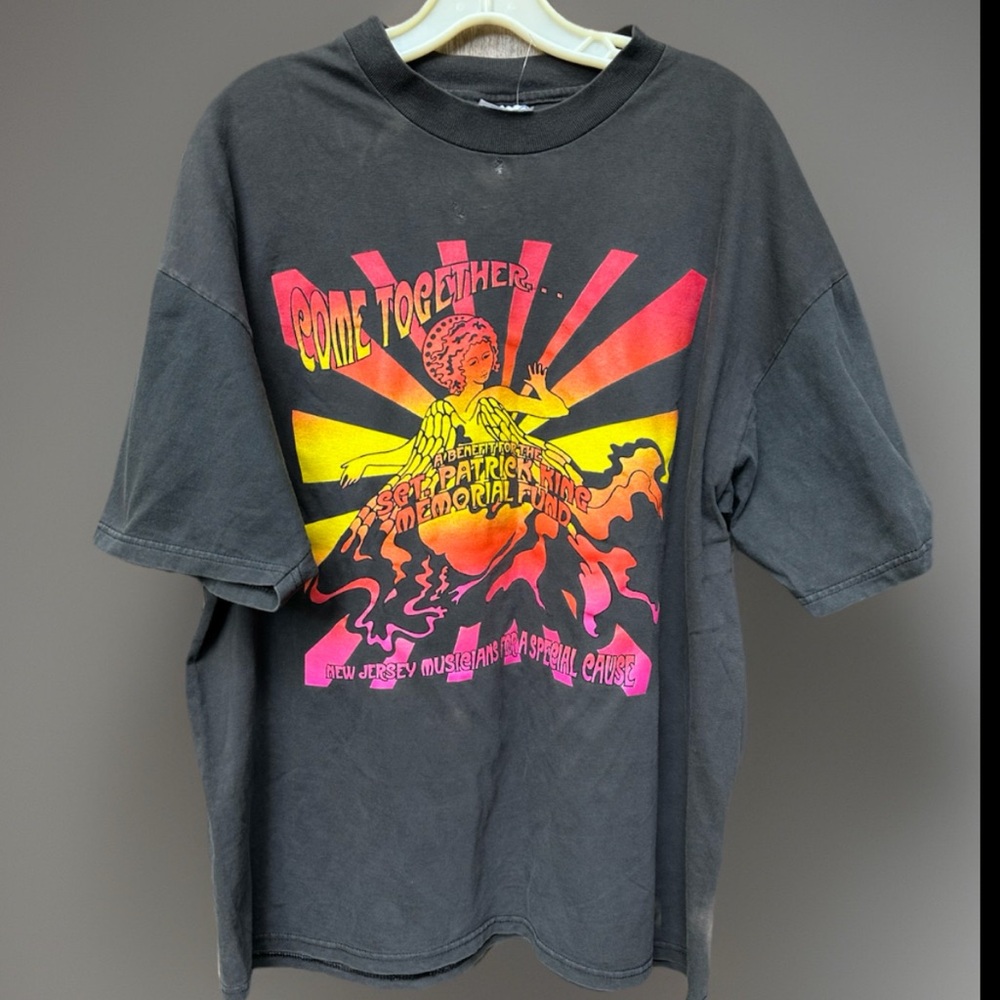 Vtg 1998 Come Together Patrick King Benefit Bon Jovi Springsteen concert T shirt
